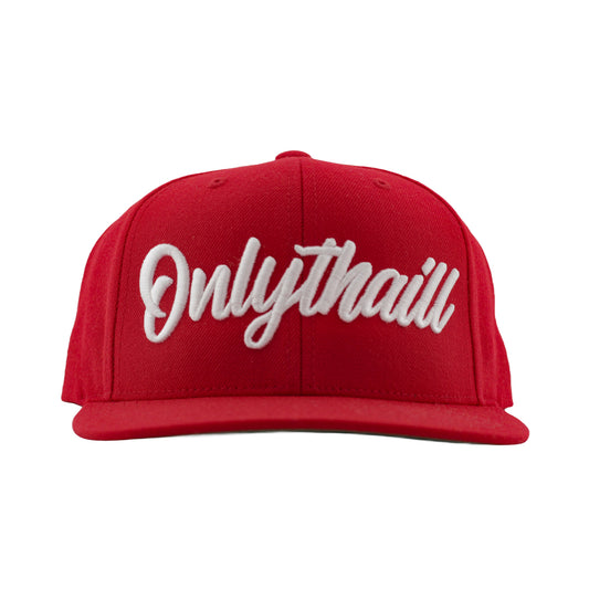 ONLYTHAILL Snapback - Red/White