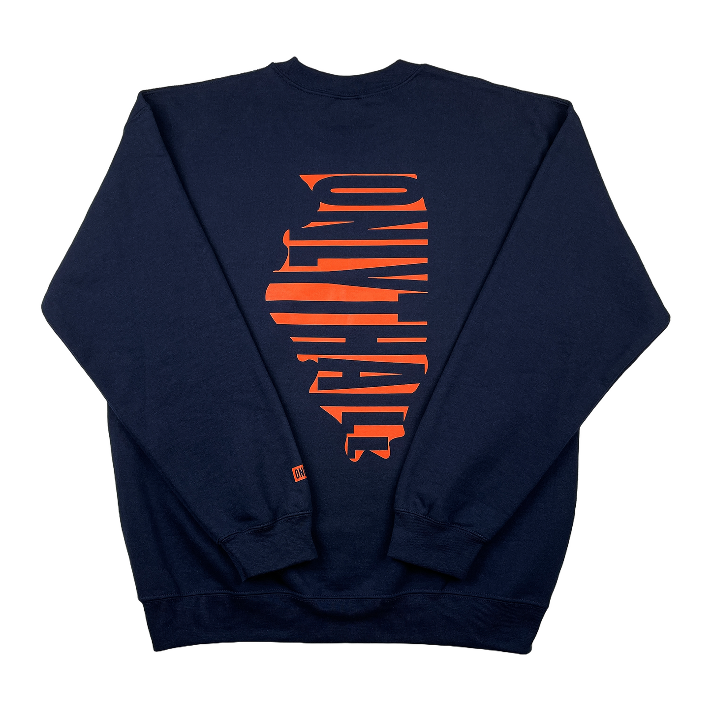 CHI ONLYTHAILL STATE Crewneck - Navy/Orange