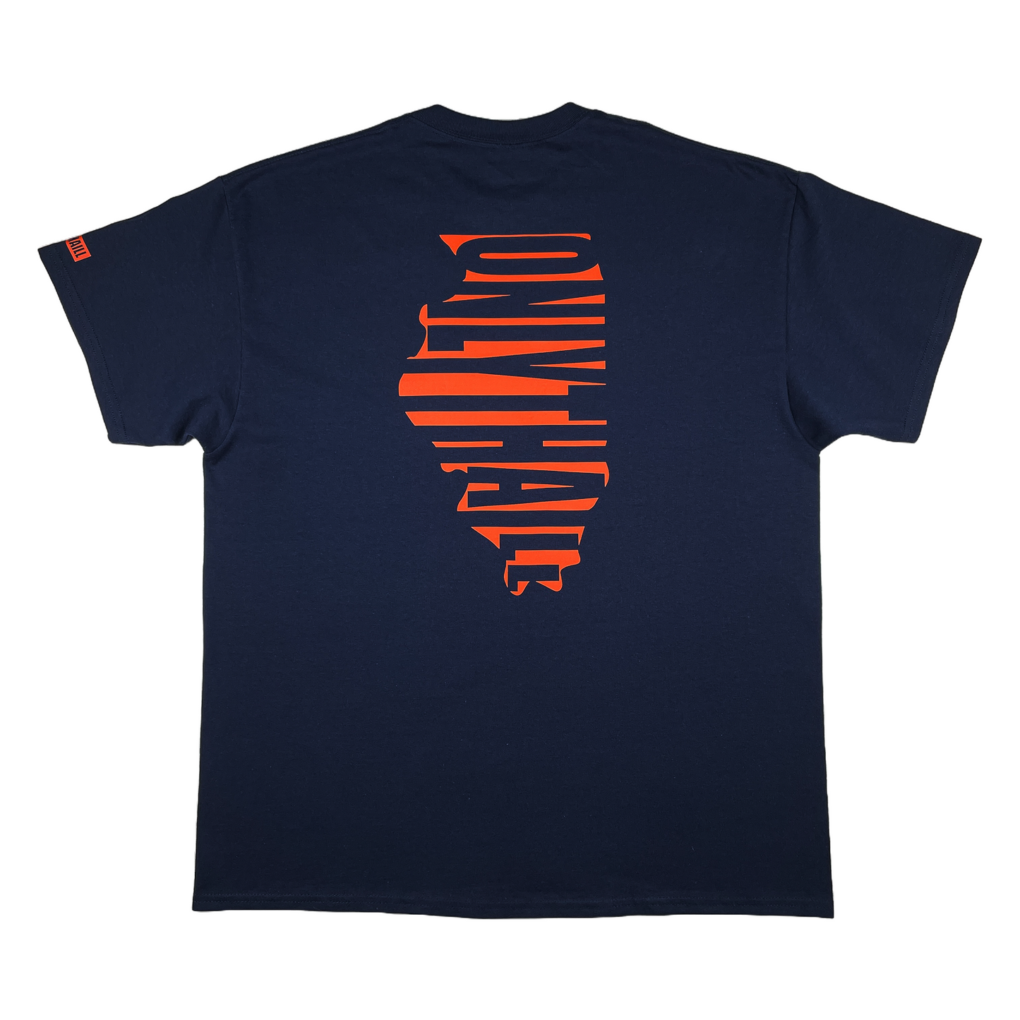 CHI ONLYTHAILL STATE Tee - Navy/Orange